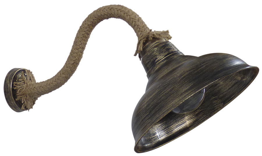 Φωτιστικό τοίχου UT-PUBLIC/AP ROPE UT-BRONZE Heronia 31-1180