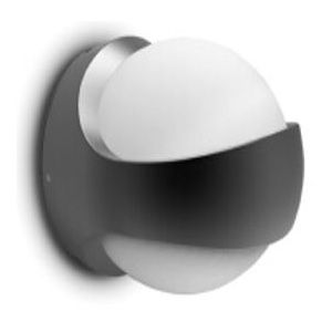 Φωτιστικό Επιτοίχιο Εξ.Χώρου IP65 20,3x18cm Led 12,5w 3000K 1200lm Χυτό Αλουμίνιο Γραφίτης Sun Light GL15103