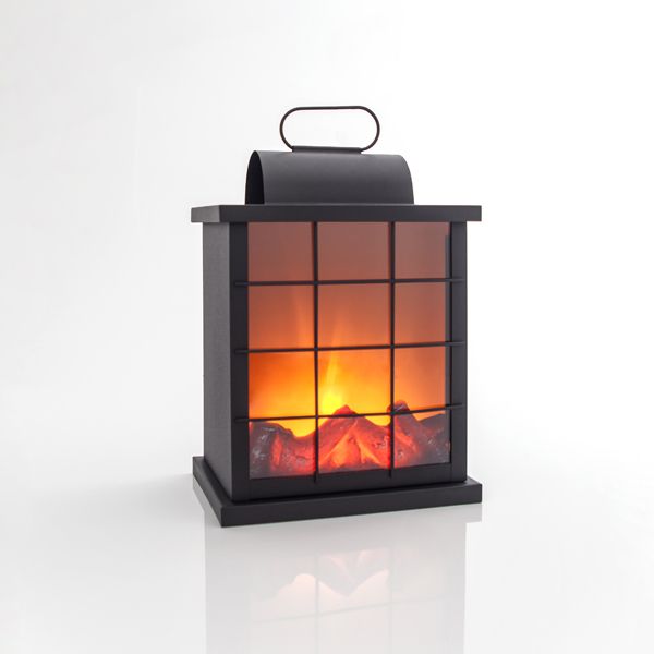 Φαναράκι "Τζάκι" Διακοσμητικό Led Warm White 22x16x30,2cm Magic Christmas 600-40245