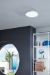 Πλαφονιέρα Χρώμιο 28,5cm IP44 LED 20w 3000K 2400lm Eglo Fueva-5 99266