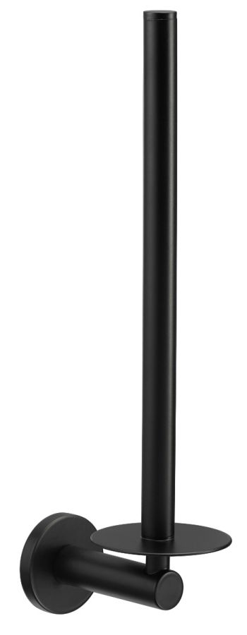 Χαρτοθήκη Εφεδρική δύο θέσεων Επίτοιχη Verdi Sigma Black Matt 3035405