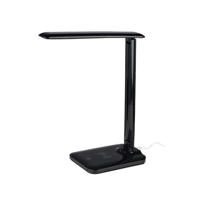 ΕΠΙΤΡΑΠΕΖΙΟ Φ/Σ LED 5W ΜΑΥΡΟ CCT 320LM+TOUCH SWITCH+WIRELESS/USB CHARGER FUTUR2 ACA SF27LEDBK