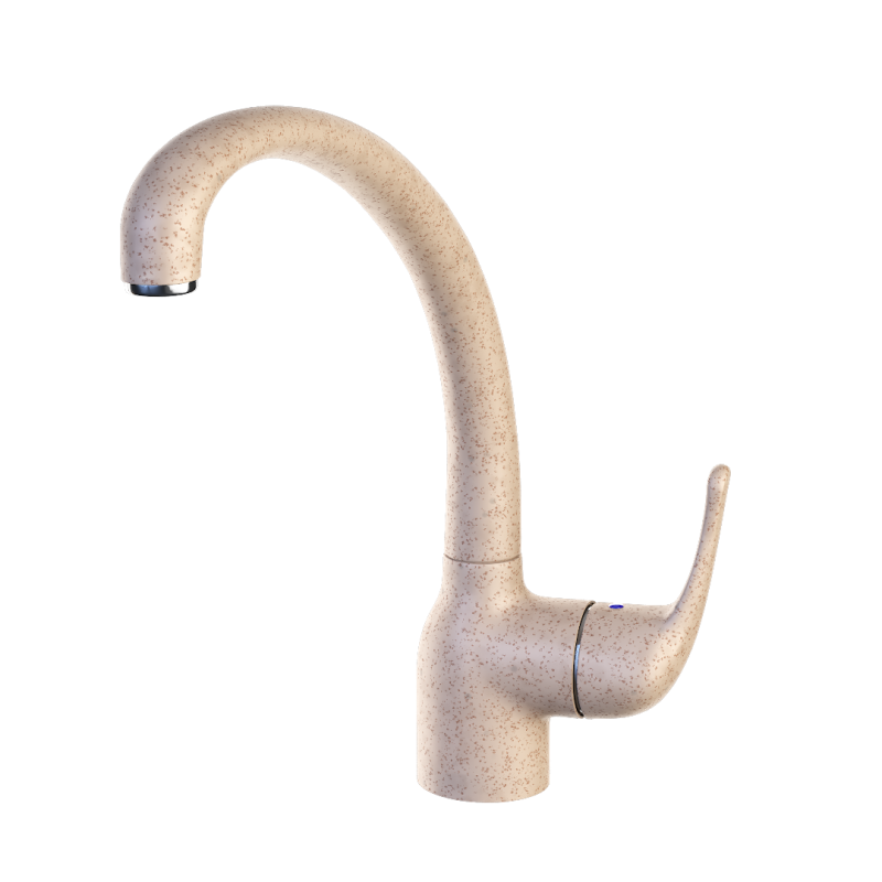 Μπαταρία Νεροχύτη Κουζίνας Αναμεικτική Sanitec Jolla Απόχρωση Granite Sand 21-02-00222