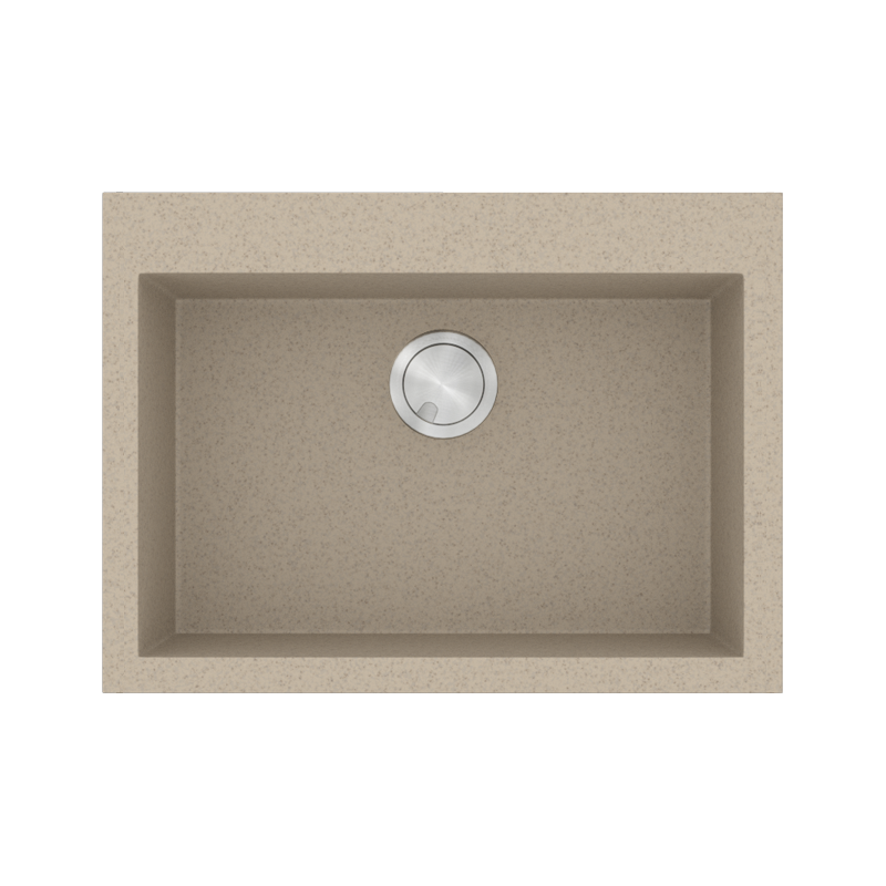 Νεροχύτης Κουζίνας 70x50cm Ένθετος ερμάριο 70cm Γρανίτης Sanitec Ultra Granite 815-32-Sabbia