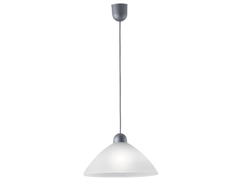 Φωτιστικό Κρεμαστό Μονόφωτο Ø30 εκ.Γυαλί Λευκό Viokef Tzeli 3981800