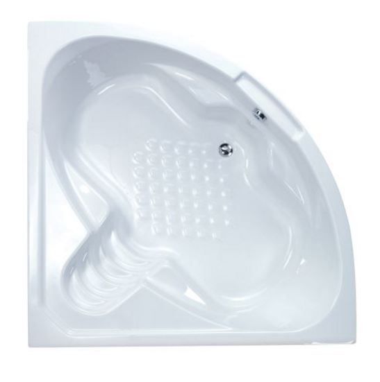 Μπανιέρα Γωνιακή Ακρυλική 150*150*Ύψος 60 εκ. Sanitec Nataly 519