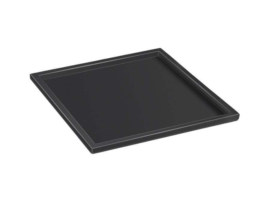 Δίσκος Καφέ Coffee Tray W30xD30xH1 cm Brass Black Mat Sanco Hotel Amenities 0137-M116