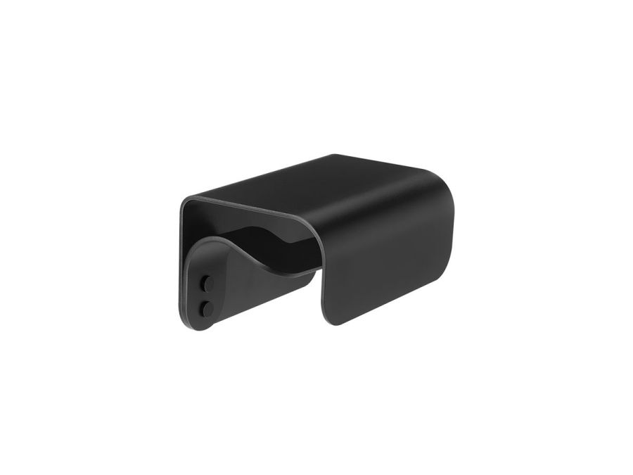 Χαρτοθήκη με Καπάκι Επίτοιχη W19xD12,5xH11cm Sanco Avaton Black Mat 120117-M116