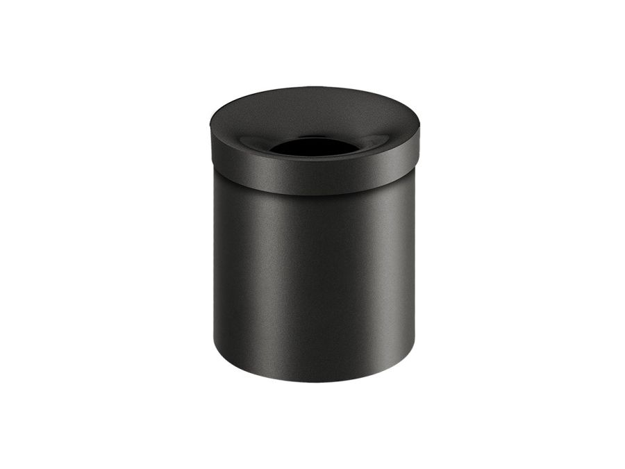 Χαρτοδοχείο Ανοιχτό 5lt Ø20,5xH24,5 cm Sanco Open Bins Brass Graphite Dark 90650-122