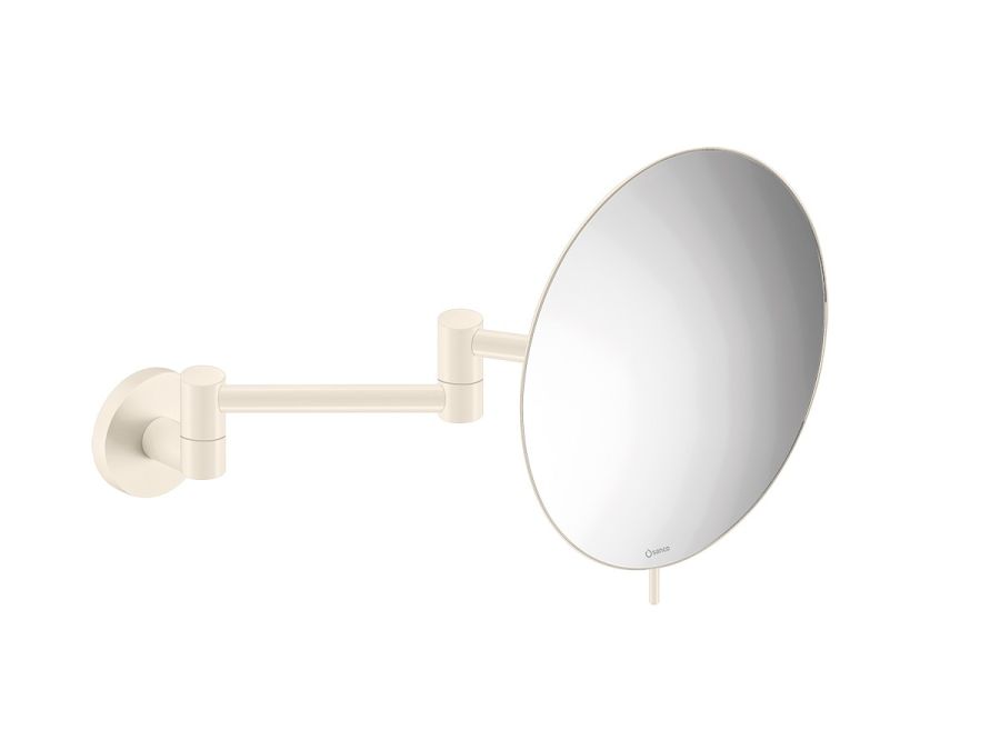 Καθρέπτης Μεγεθυντικός Επιτοίχιος Ø20 εκ.Διπλός Βραχίονας Μεγέθυνση *3 Beige Mat Sanco Mirrors MR-701-M102