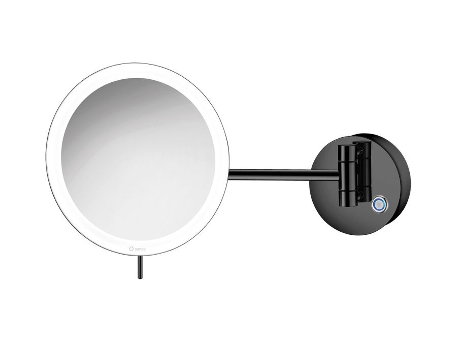 Καθρέπτης Μεγεθυντικός Ø20cm IP44 5w Led 12V Μεγένθυση x3 Sanco Gun Metal MRLED-705-A23