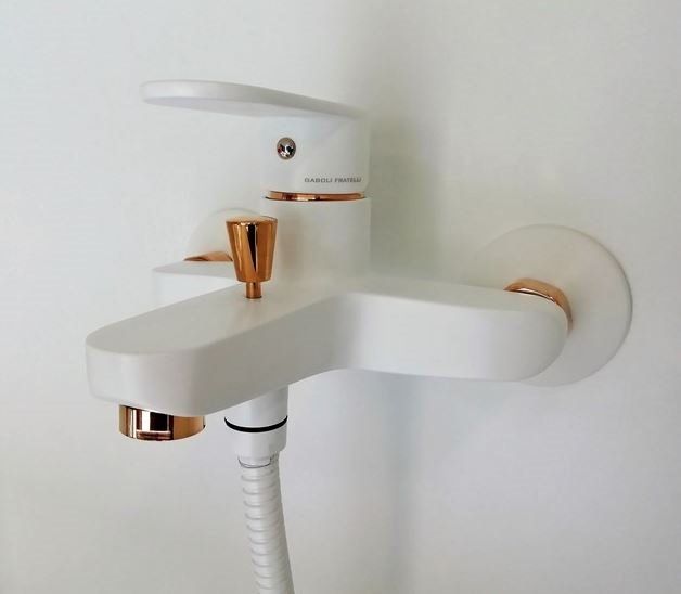 Μπαταρία Λουτρού Κομπλέ Λευκό-Χρυσό Gaboli Fratelli Jolie 3810