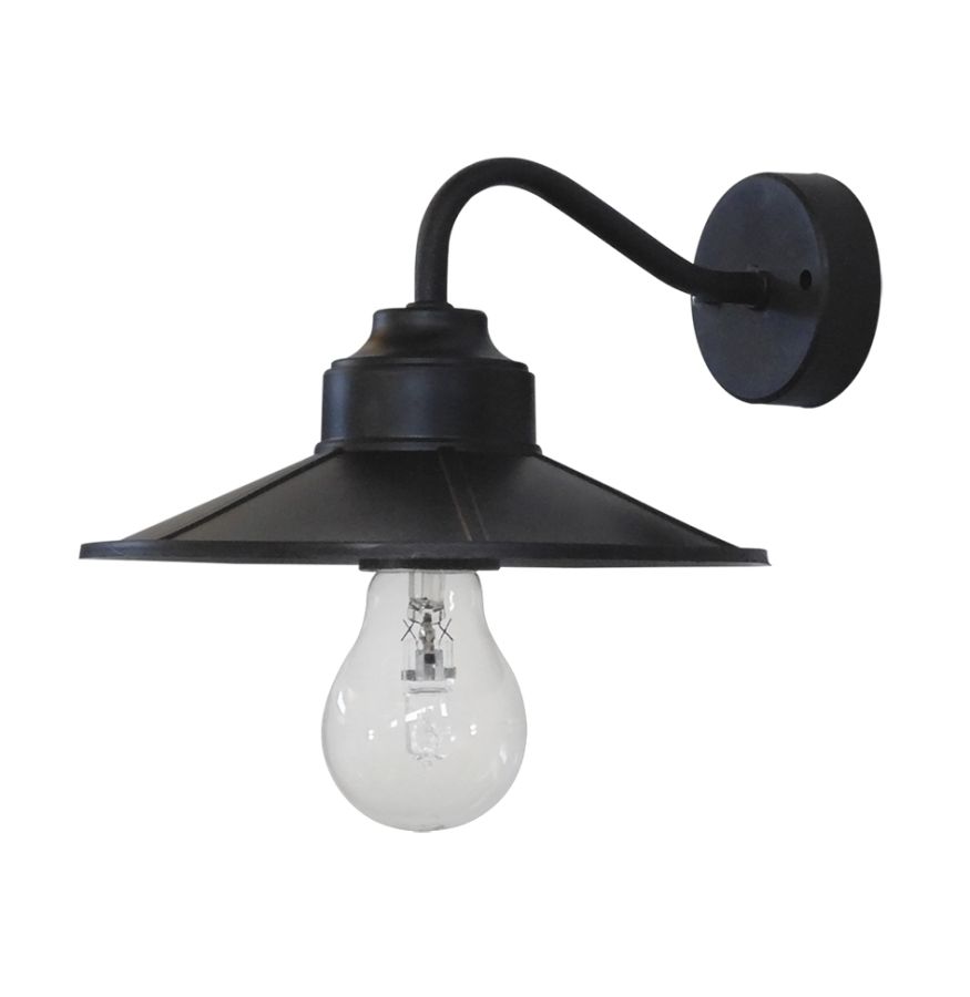 Φωτιστικό τοίχου / απλίκα AS-161AP 1L BLACK Heronia 31-0603