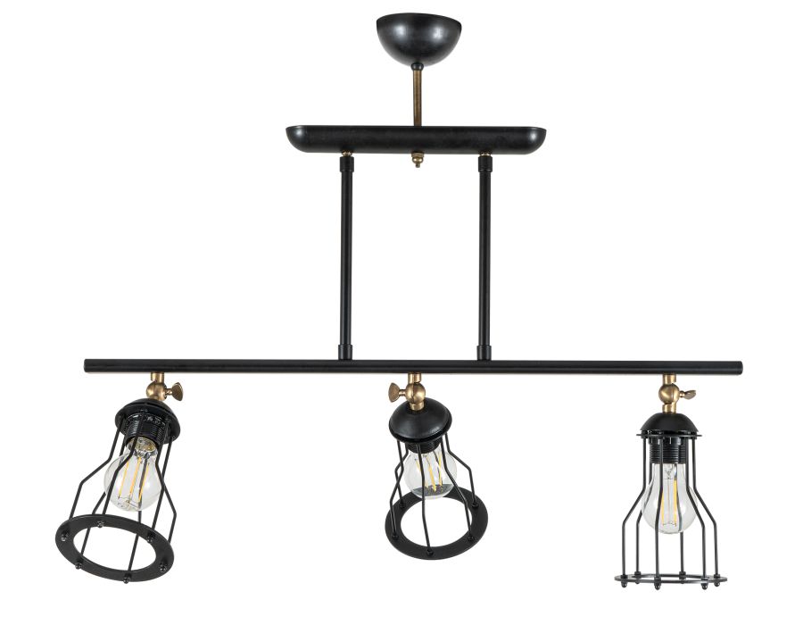 PDT 1244-3 ΒΚ # ΡΑΓΑ 3/Φ Τ.ΣΠΟΤ ΜΕ ΜΕΤΑΛΛΙΚΟ ΠΛΕΓΜΑ  Ε 27 ARlight 0103450