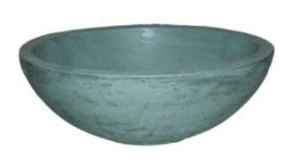 Νιπτήρας Επιτραπέζιος Χειροποίητος 39*30*15 εκ. Γκρι Αρζάν Travertino "ΑΦΡΟΔΙΤΗ" 90067