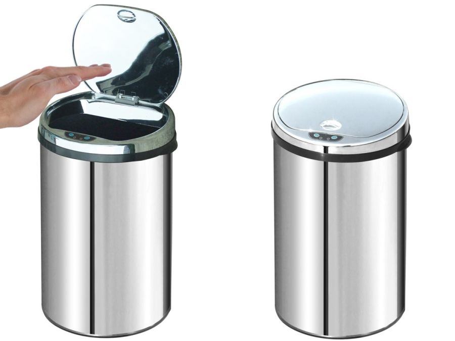 Αυτόματος Κάδος με φωτοκύτταρο Inox Elegant Dhole 30lt EAD100130