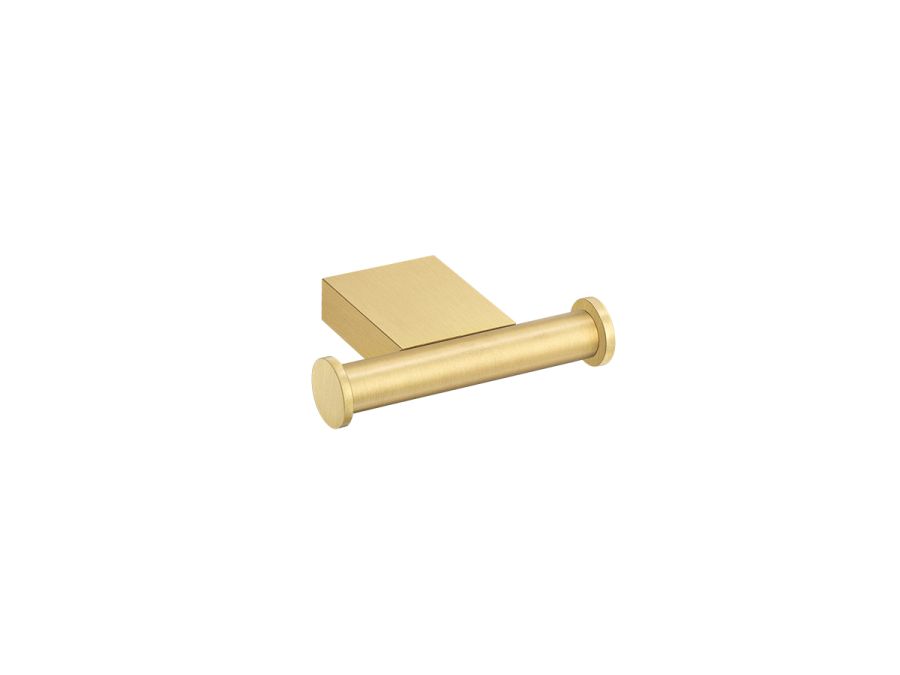 Άγκιστρο Διπλό Sanco Academia Brushed Brass 21818-AB12