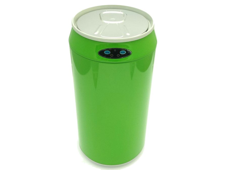 Αυτόματος Κάδος / Χαρτοδοχείο Inox με φωτοκύτταρο Ø24*48,4cm Trendy Bear 12lt Πράσινο EAD100512GR