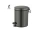 Χαρτοδοχείο 5lt Χρώμα Graphite Dark Soft Closιng Sanco Waste Bins 90680-122