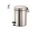Χαρτοδοχείο 5lt Χρώμα Brushed Nickel Soft Closιng Sanco Waste Bins 90680-A73
