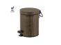 Χαρτοδοχείο 5lt Χρώμα Dark Bronze Mat Soft Closιng Sanco Waste Bins 90680-DM25