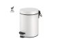 Χαρτοδοχείο 5lt Χρώμα White Mat Soft Closιng Sanco Waste Bins 90680-M101