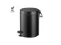 Χαρτοδοχείο 5lt Χρώμα Black Mat Soft Closιng Sanco Waste Bins 90680-M116