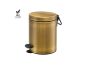 Χαρτοδοχείο 5lt Χρώμα Bronze Mat Soft Closιng Sanco Waste Bins 90680-M25