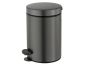 Χαρτοδοχείο 12lt Ø25x40 εκ. Graphite Dark Sanco Waste Bins 90611-122