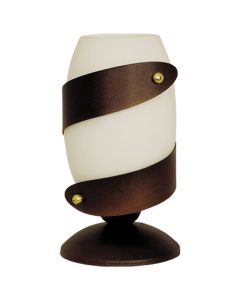 TLA 129 WH ΠΟΡΤΑΤΙΦ ΣΚΟΥΡΙΑ ΟΒΑΛ ΛΕΥΚΟ ΓΥΑΛΙ 1ΧΕ27 ARlight 0241031