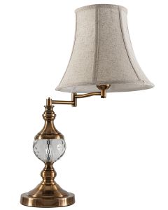 TLC 6838 AB ΕΠΙΤΡΑΠΕΖΙΑ ΛΑΜΠΑ ΤΗΛΕΣΚΟΠΙΚΟ ΜΠΡΑΤΣΟ ΜΕ ΚΛΑΣΣΙΚΟ ΜΠΕΖ ΚΑΠΕΛΟ ARlight 0204015