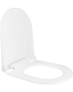 Κάλυμμα Λεκάνης Βεργίνα D-Shape Slim 40,5-44,5x35,6cm Οπές 12-17cm Πλαστικό Thermoplast Λευκό Elvit 0338