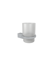 Ποτηροθήκη Επιτοίχια W75xD110xH95mm Verdi Kappa Chrome 3040522