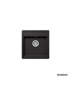 Νεροχύτης Κουζίνας Γρανίτη Manhattan 49x51 Schock Cristalite Nero Granite 30050-1401