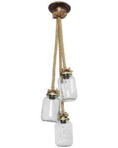 Κρεμαστό φωτιστικό FUN-07 3/L TS ROPE Heronia 31-0086