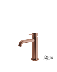 Μπαταρία Νιπτήρα με Βαλβίδα Clic-Clac Elle316 La Torre PVD Rose-Gold 35004-811