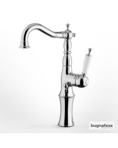 Μπαταρία Νιπτήρα Υψηλή με Βαλβίδα Clic-Clac Oxford Bugnatese Chrome 6317-100