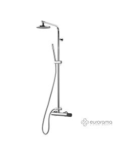 Μπαταρία Ντουζιέρας με Κεφαλή και Κολώνα μη ρυθμιζόμενου ύψους OSO Chrome 178066-100