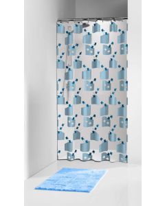 Tropic 180x200 blue κουρτίνα μπάνιου πλαστική Sealskin Elemental 202571324