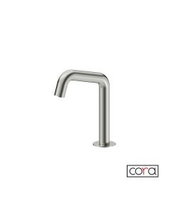 Μπαταρία Νιπτήρα Ηλεκτρονική Κρύο (Ρεύμα) Cora Inox Brushed 6411-111