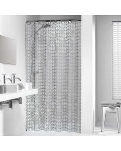 Hammam 180x200 silver κουρτίνα μπάνιου πλαστική Sealskin 210861318