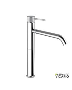 Μπαταρία Νιπτήρα Υψηλή με Βαλβίδα Clic-Clac industrial Vicario Chrome 512041-100