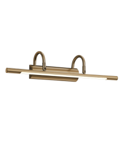 Φωτιστικό Τοίχου L48cm Led 8w 3000K 900lm Old Brass Trio Lighting Cuadro 225210104
