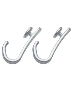 Easy roll hooks 12 pcs grey κρίκοι κουρτίνας μπάνιου Sealskin 251160205