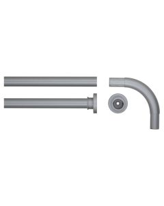 90x90 Ø 28 mm mat aluminum βραχίονας μπάνιου γωνιακός Sealskin 276666205