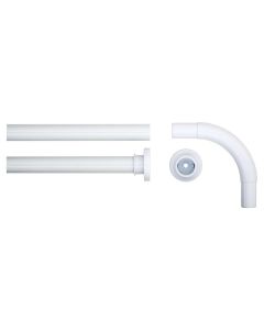 90x90 Ø 28 mm white βραχίονας μπάνιου γωνιακός Sealskin 276666210