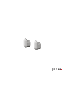 Άγκιστρα μπάνιου  σετ 2 τμχ Tiger Geesa Inox 800226-110