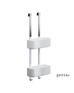 Μπουκαλοθήκη Διπλή 25x11,5 - h65 εκ. Frame Geesa White Matt 8902-300