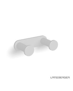 Κρεμάστρα 2 Αγκίστρων Langberger White Matt 21280-32A-300