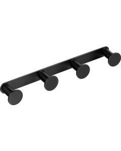 Άγκιστρο Τετραπλό Μαύρο Ματ Verdi Omicron Black Matt 3024205